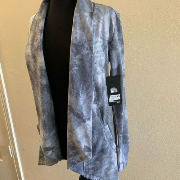 NWT 90 DEGREE by REFLEX shawl collar Cardigan size S - Picture 3 of 7